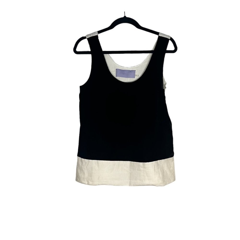 Vera Wang Lavendar Label two tone top